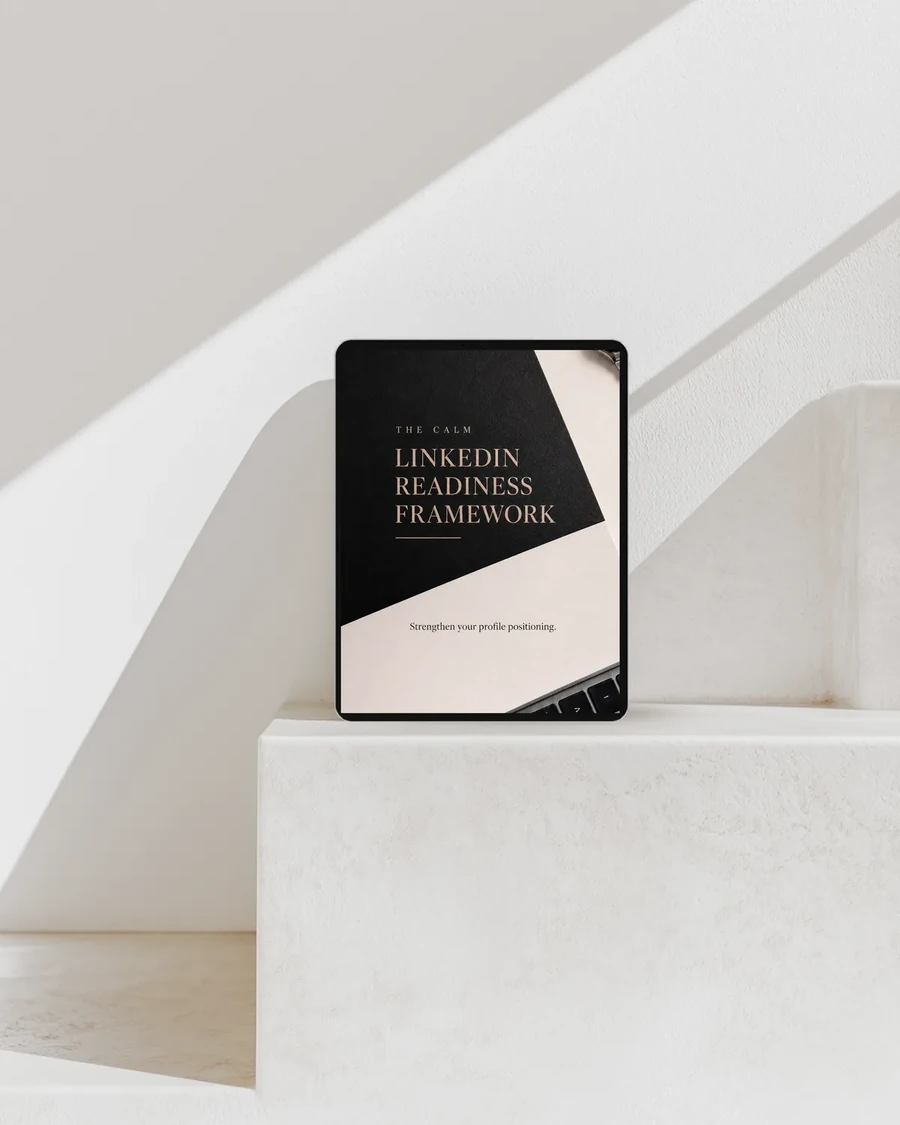 LinkedIn Readiness Framework on tablet